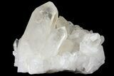 Clear Quartz Crystal Cluster With Large Point - Brazil #121415-1
